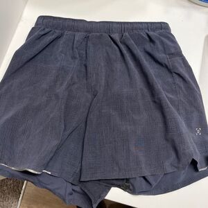 Lululemon Men's Linerless Surge Short 5" XS - Grey/Black